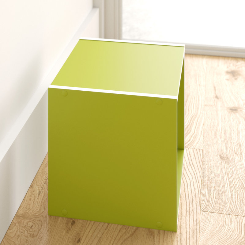 Swarna 30cm H x 30cm W Standard Bookcase, Green