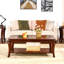 Traditional Coffee Table With Curved Legs-1600753145