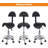 Adjustable Height Ergonomic Active Stool with Footrest