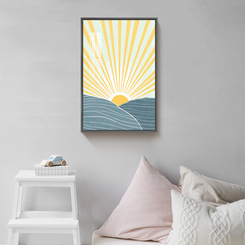 Impression sur toile Boho, Noir, L 12 po x H 16 po