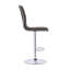 2 tabourets de bar réglables - noir, finition, style contemporain pour les bars et les cuisines (paire) et, revêtement texturé gaufré, pour diverses pièces