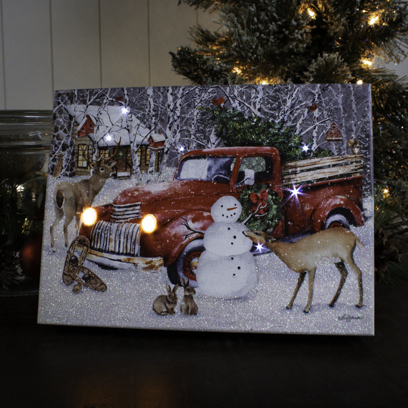 Mini camion de Noël 8x6