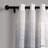 Ombre Stripe Sheer Sheer Curtain Pair-1935212287