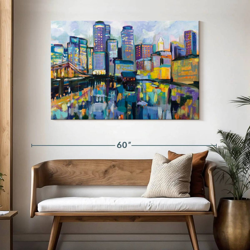 Sireci Boston Harbor, 32" H x 48" W