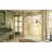 Charisma 60" W x 34" D x 78.75" H Frameless Rectangle Sliding Shower Enclosure with Base Included-12334073-12334074-132212967