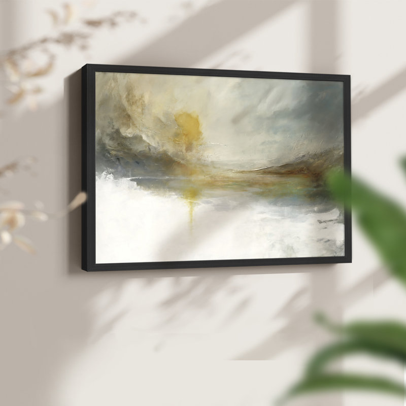 Emerging -Framed Print - Restickable, 11" H x 14" W, Black
