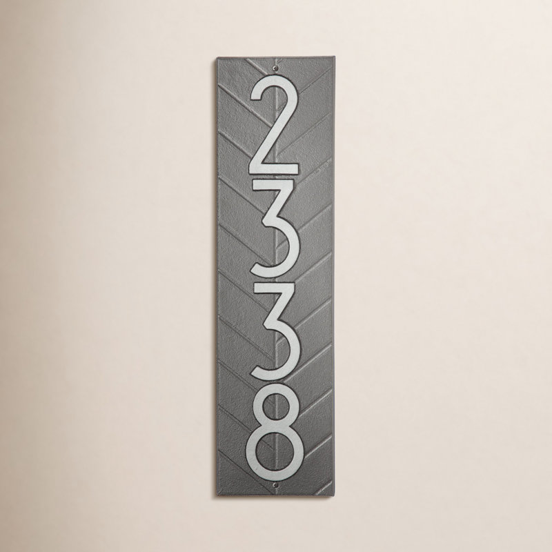 Plaque murale Mid-Century, Étain/Argent, Oui
