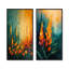 «Yellow Wildflower Storm Bloom I - Wildflowers», ensemble de 2 pièces d'art mural-1824906412-1824906413-1824906415