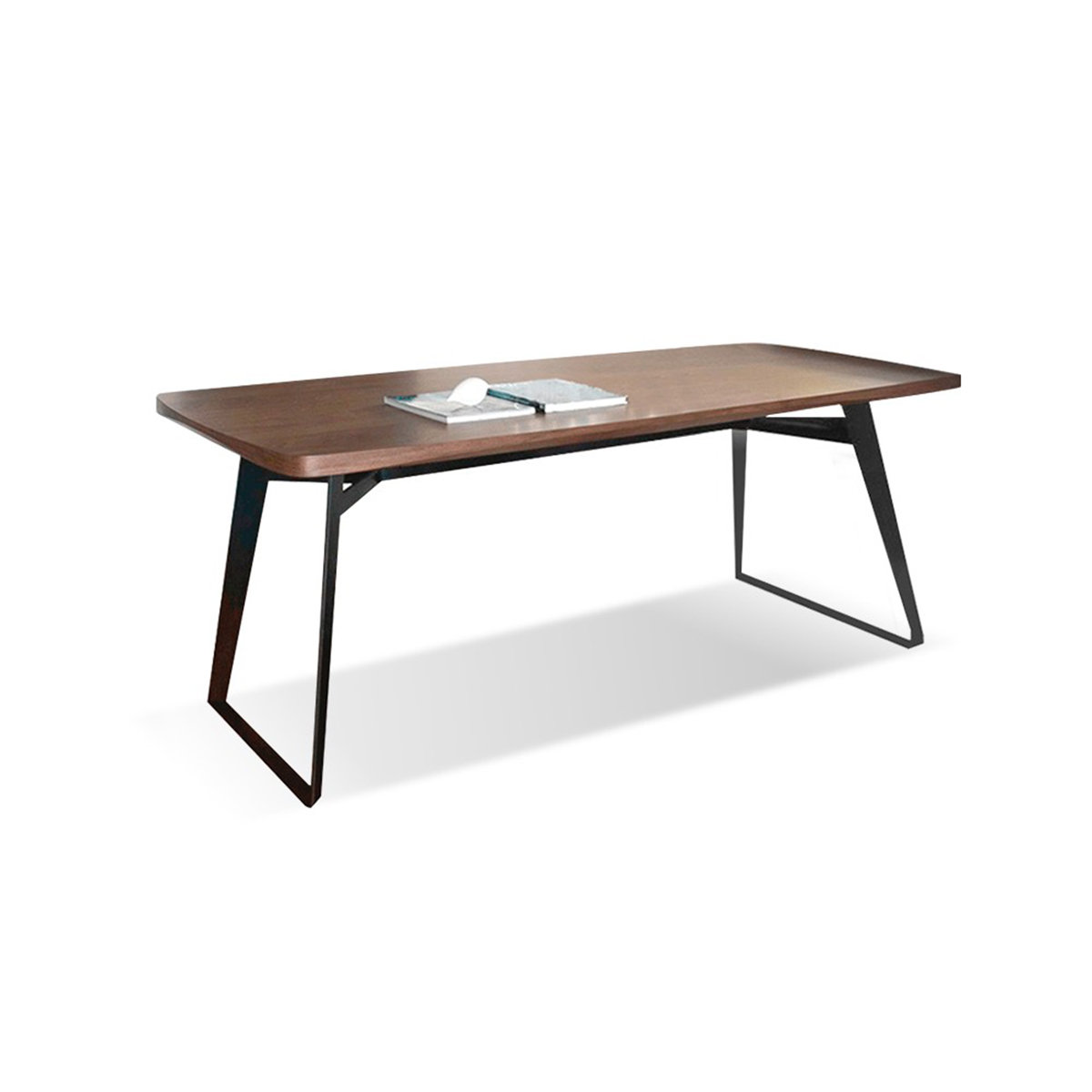 17 Stories Nut-Brown Rectangular Solid Wood Dining Table - Wayfair Canada