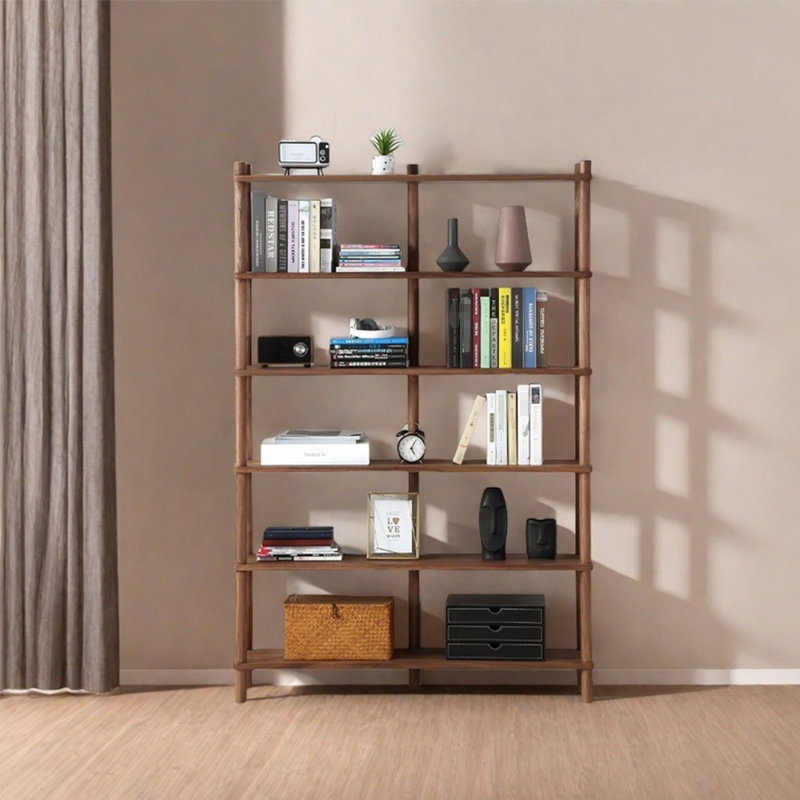 Bibliothèque en bois massif pur