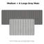 Diatomite Quick-dry Water-absorbing Bath Mat Set - X-large + Medium Mats-106910509