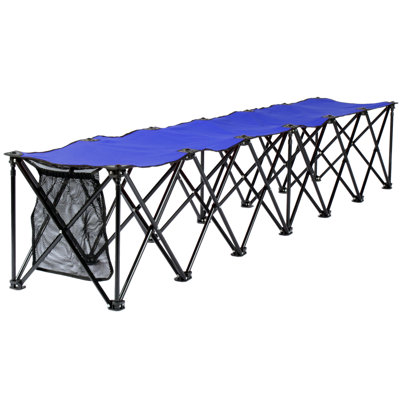 Banc de camping en métal Luongo