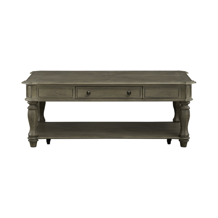 Branca Solid Wood Top Single Coffee Table