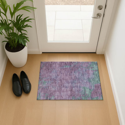 Tapis abstrait Varroville AMF1710 lavable à la machine de qualité supérieure