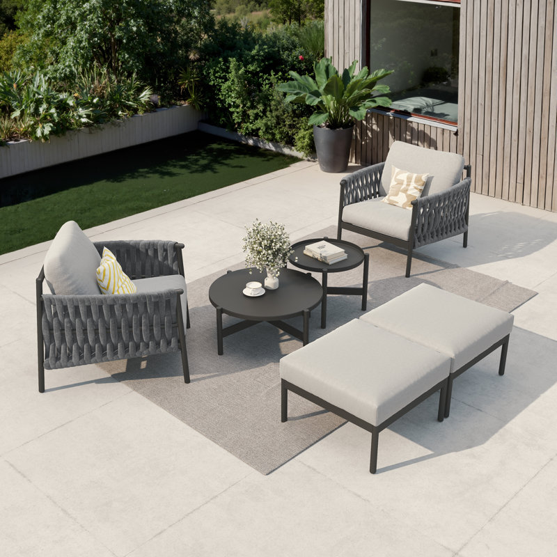 Arlend 6 Piece Sofa Seating Group With Cushions