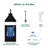 Solar Bug Zapper Lantern with 360º Easy-Clean Brush