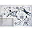 Décoration murale amovible Football Football-129446541-129446548