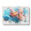 Pink Jellyfish Watercolour - Wrapped Canvas-56665431