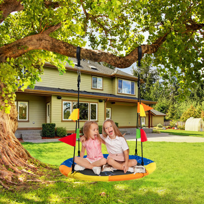 Gymax Web / Saucer Swing with Chains