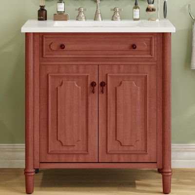 Exquisite 31" Bathroom Vanity With Ceramic Sink