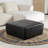 Square Genuine Leather Ottoman-406518405
