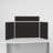 Free-Standing Reversible Bulletin Board 80cm H x 180cm W-37067408