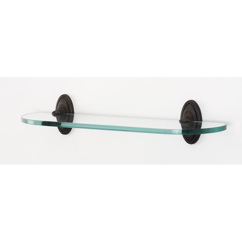 Classic Traditional Oval Accent Shelf, Chocolate Bronze