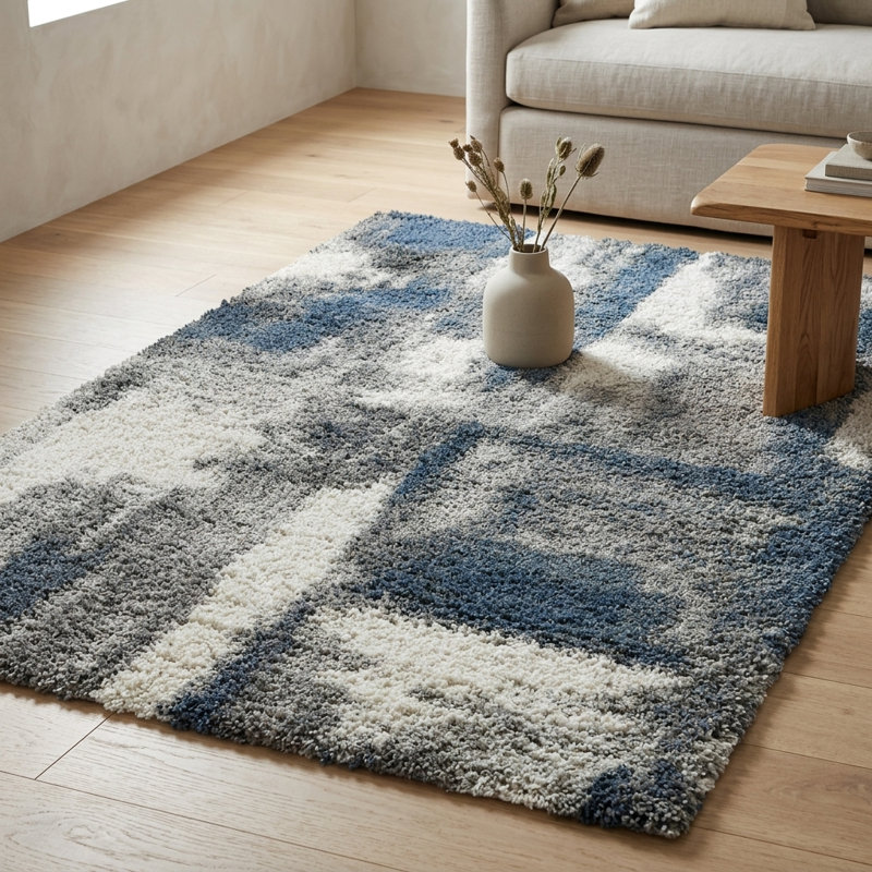 Alban Performance Abstract Indoor Rug, Rectangle 7'10" x 10'