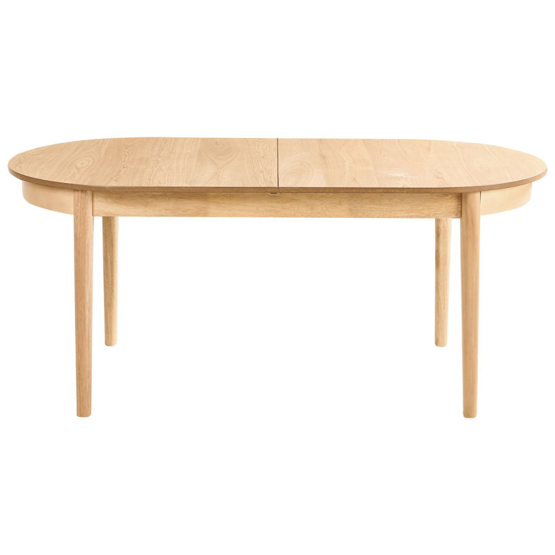 Extending Dining Table Light Ash Wood 180/220 cm 90 cm