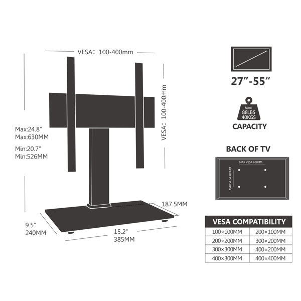 Dimensions du produit