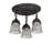 Bulwell Glass Semi Flush Mount