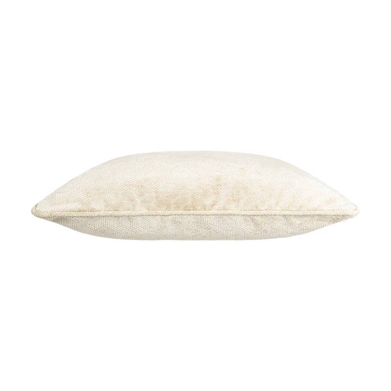 Velvet Square Pillow Cover & Insert, Beige