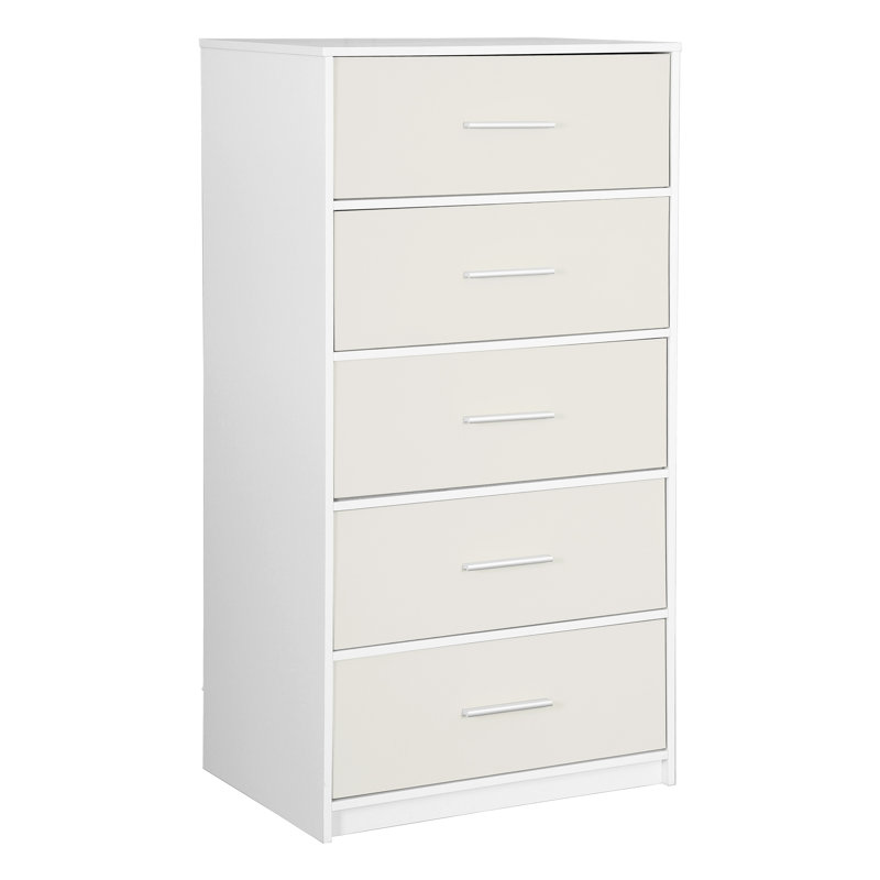 5-Drawer Dresser With Large Fabric Drawers