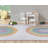 Asusena Kids Rugs Rainbow Watercolor Modern Multi Color Area Rug-69875961