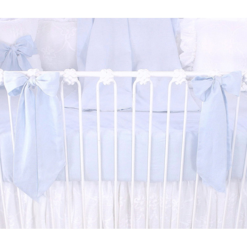 Manor 3 - Piece Organic Cotton Blend and Linen Crib Bedding Set
