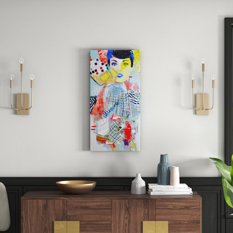 Lana Greben - Wrapped Canvas Painting, 91cm H x 45cm W x 3.81cm D