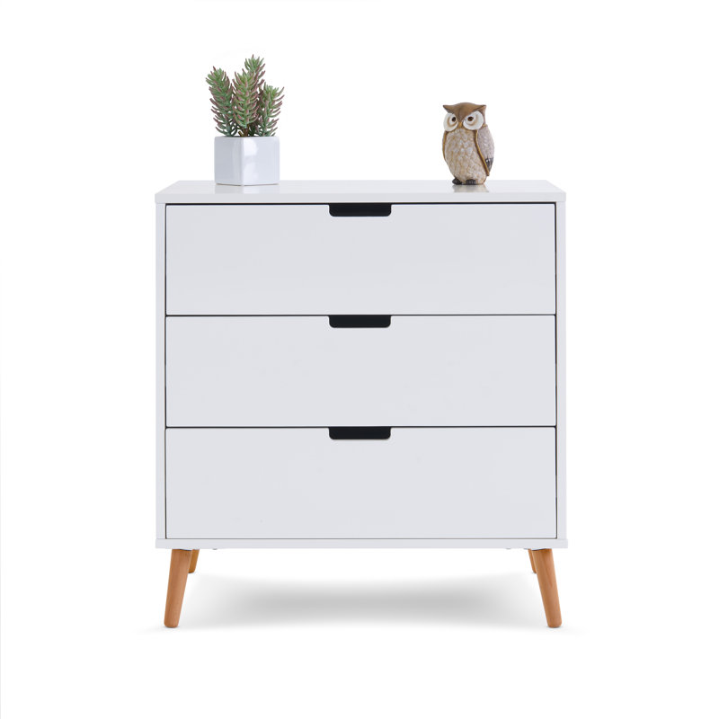Maya Changing Unit, White/Beige