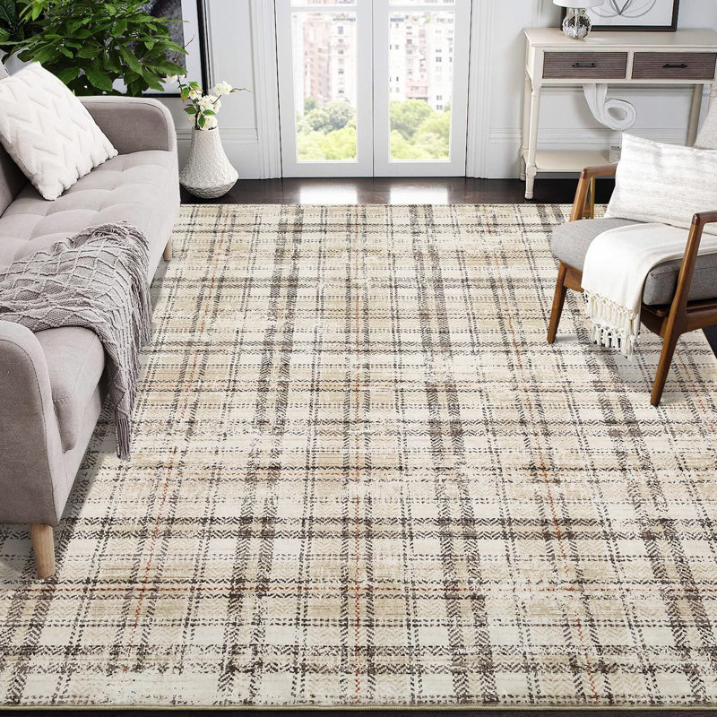 Tapis lavable pour salon, Rectangle 10 pi x 13 pi
