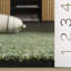 Tapis vert en laine / coton touffeté à la main Hogue 101-1074014566