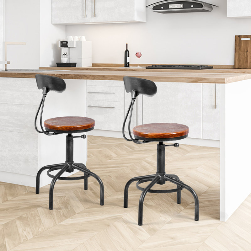 Tabouret de comptoir Jawara, Argent