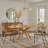 70.8"W Oval Solid Wood Base Dining Table-596164006
