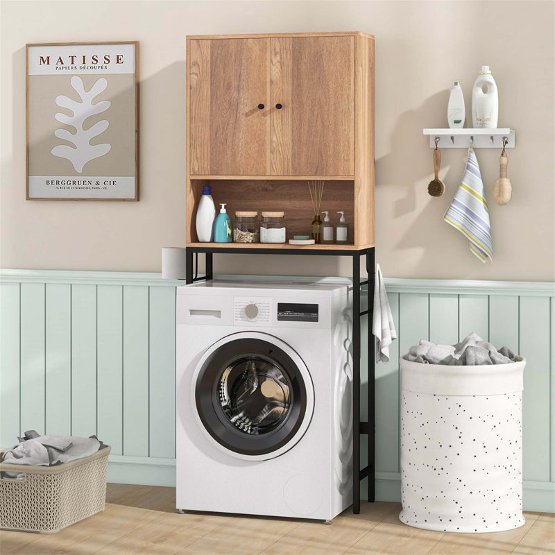 Aadhith Over The Toilet Storage, Brown