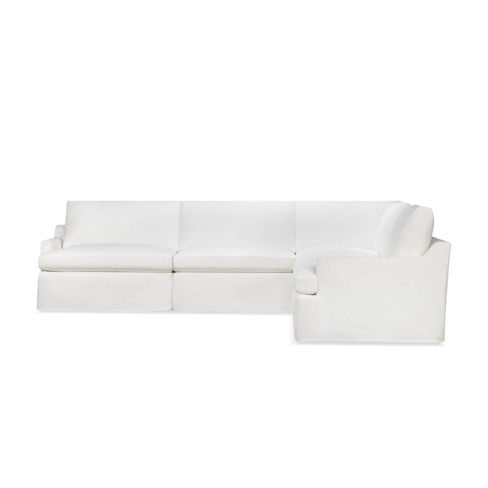 Wrenley Reversible Sectional, Nomad Snow Crypton® Chenille