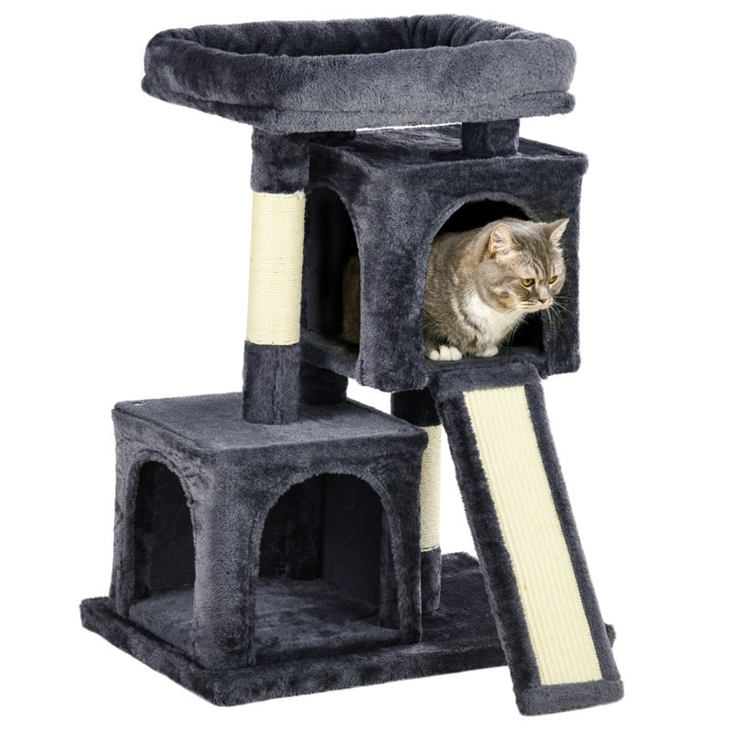 83cm H Cat Tree, Black