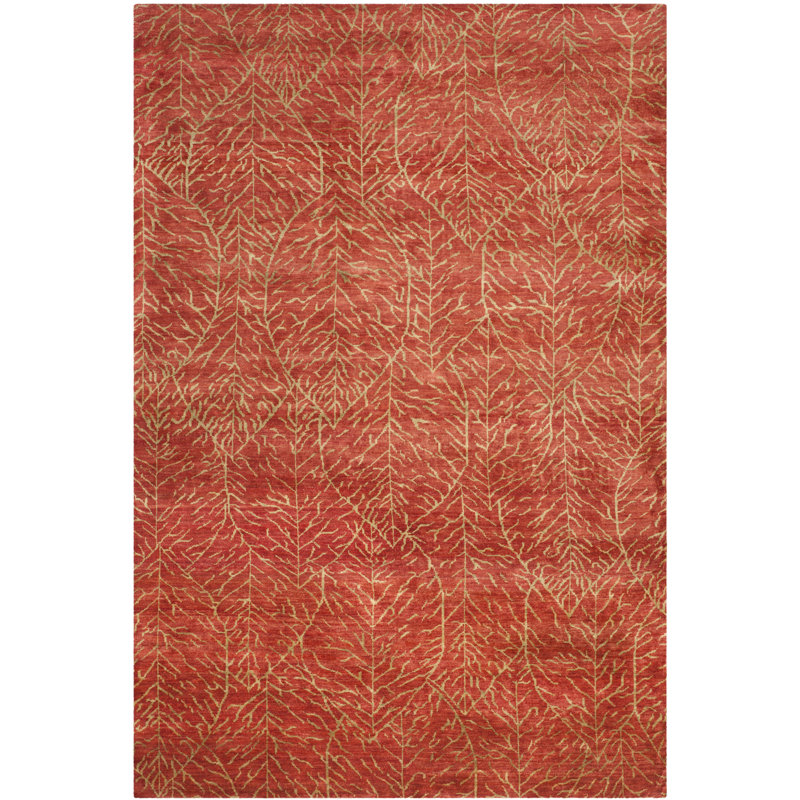 Tapis floral en laine Martha Stewart, Rectangle 6 pi x 9 pi