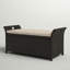 Banc de rangement en rotin Hunsberger-298511659