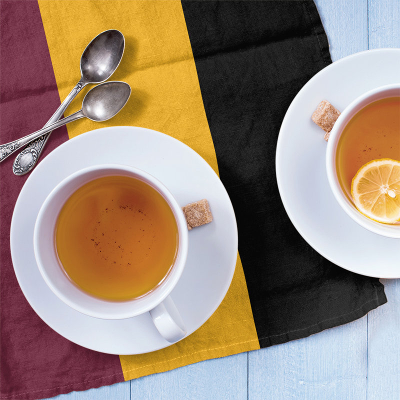 Stripe Tea Towel Kitchen Towel, Cotton Blend, Wine/Gold/Black Cleveland Basketball