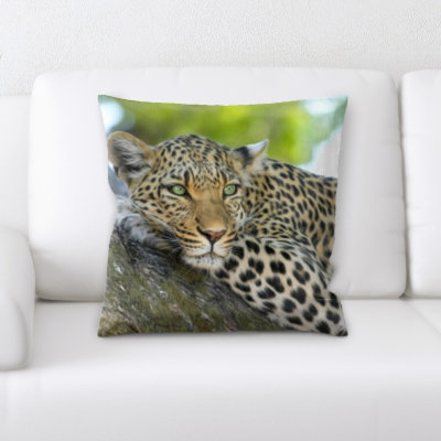 Leopard Leopard Throw Pillow