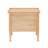 Barker Modern 2-Drawer Nightstand with Tray Top & Solid Wood Legs