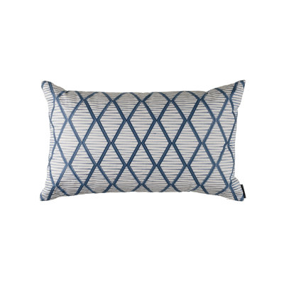Brook Linen Lumbar Pillow Cover & Insert